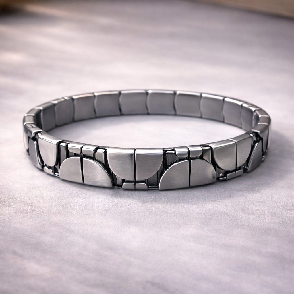Bulk Stretchable Two Tone Link Gold Silver Plain Stainless Steel Bracelet