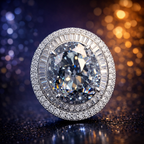Sparkling Rhodium Silver Plated CZ Copper Anti Tarnish Fancy Ring Bulk