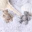 Bulk Teddy Bear Gold Silver CZ Anti Tarnish Copper Single Ear Cuff