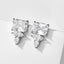 Bulk White Yellow Gold Silver CZ Anti Tarnish Copper Stud Earrings