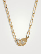 Gold Handcuff Gold Cubic Zirconia Copper Necklace For Women Bulk