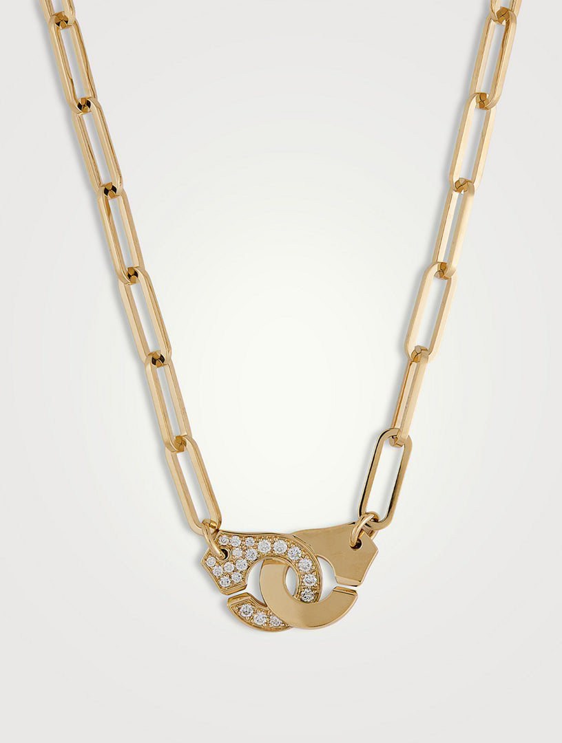 Gold Handcuff Gold Cubic Zirconia Copper Necklace For Women Bulk