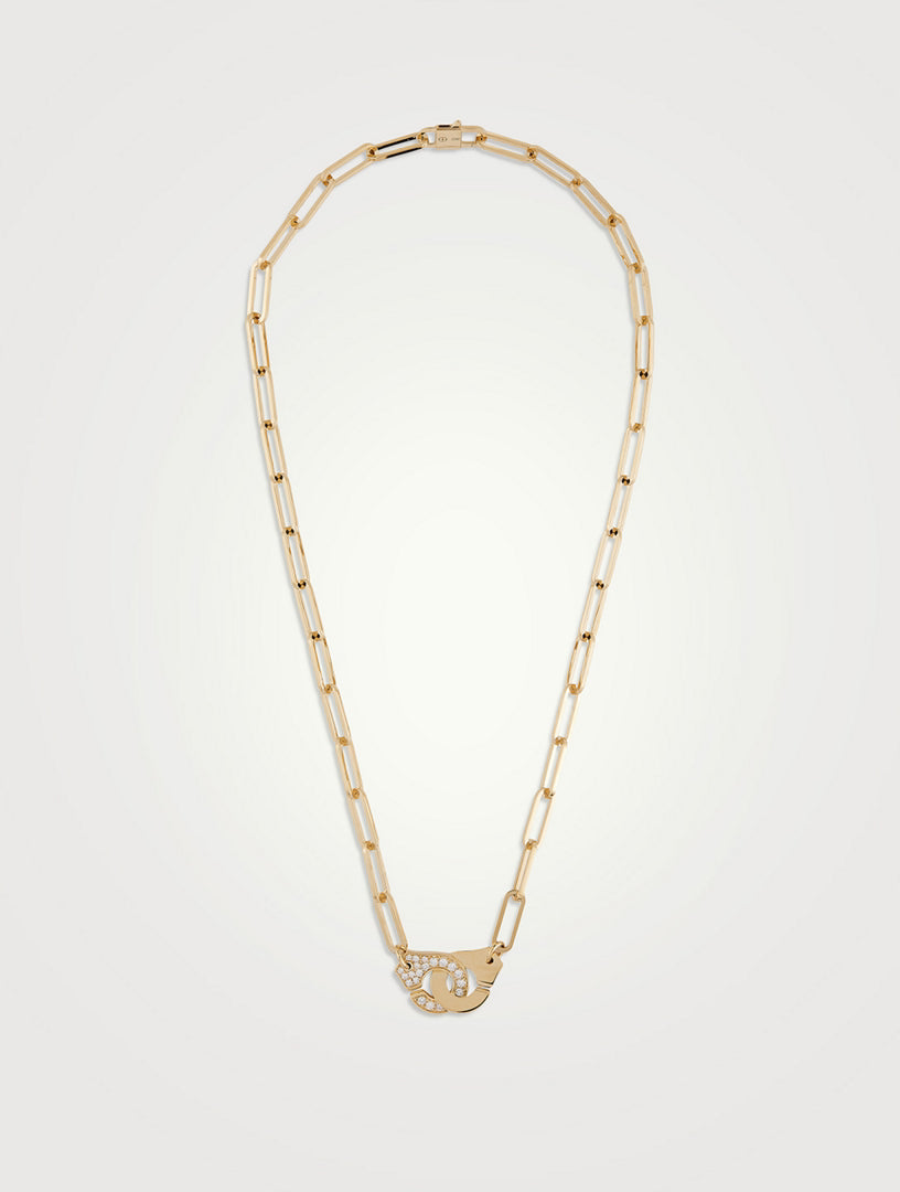 Gold Handcuff Gold Cubic Zirconia Copper Necklace For Women Bulk