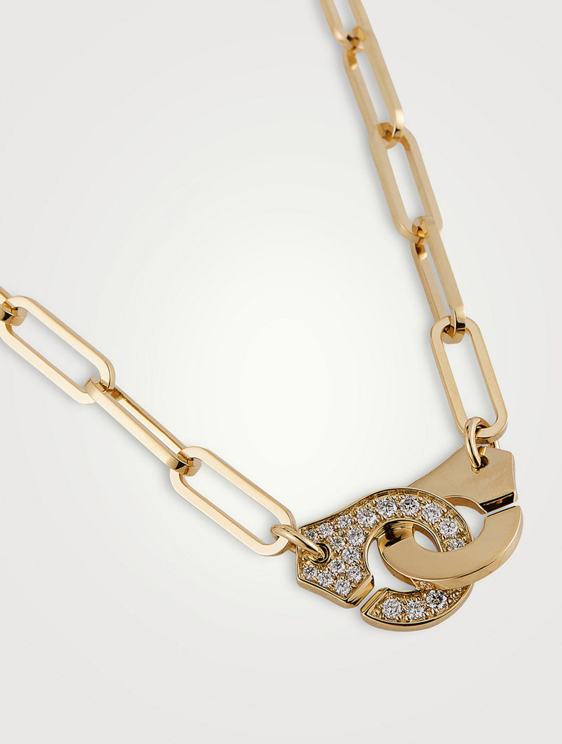 Gold Handcuff Gold Cubic Zirconia Copper Necklace For Women Bulk