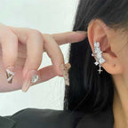 Bulk Gold Silver Cubic Zirconia Anti Tarnish Copper Single Ear Cuff