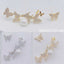 Bulk Butterfly Gold Silver CZ Pearl Anti Tarnish Single Ear Cuff