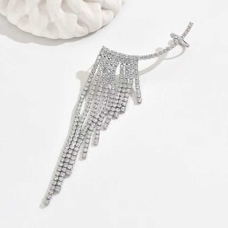 Bulk Gold Silver Plated CZ Anti Tarnish Copper Single Ear Cuff