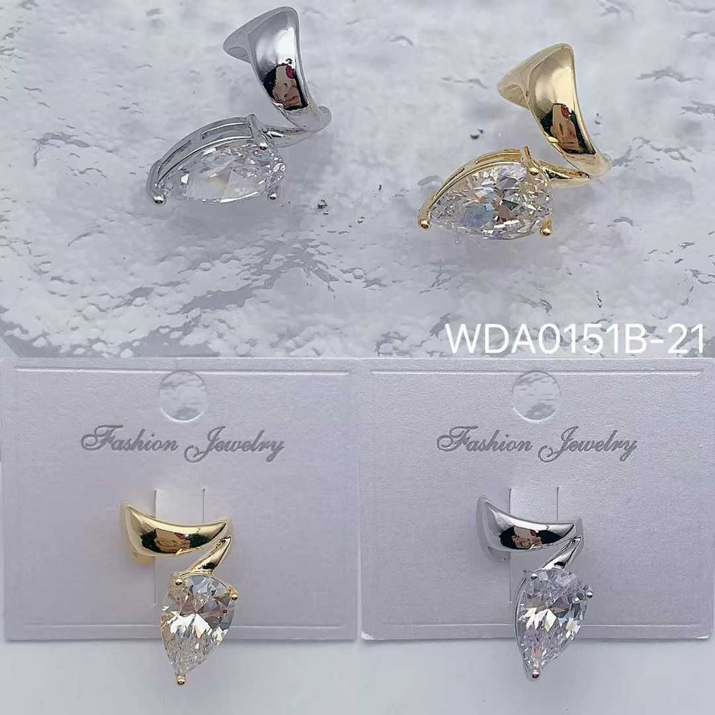 Bulk Gold Silver Plated CZAnti Tarnish Copper Single Ear Cuff