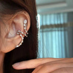 Bulk Snake Gold Silver Plated CZ Anti Tarnish Copper Single Ear Cuff