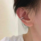 Bulk Star Gold Silver Plated CZ Anti Tarnish Copper Single Ear Cuff