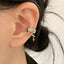 Bulk Gold Silver Cubic Zirconia Anti Tarnish Copper Single Ear Cuff