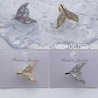 Bulk Wing Gold Silver Plated CZ Anti Tarnish Copper Single Ear Cuff