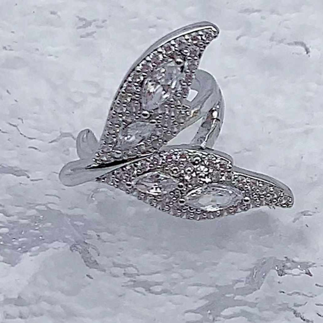 Bulk Wing Gold Silver Plated CZ Anti Tarnish Copper Single Ear Cuff Main image