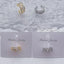 Bulk Two Layer Gold Silver CZ Anti Tarnish Copper Single Ear Cuff