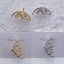 Bulk Butterfly Wing Gold Silver CZ Anti Tarnish Copper Single Ear Cuff