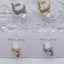 Bulk Scarf Buckle Gold Silver CZ Anti Tarnish Copper Single Ear Cuff