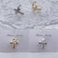 Bulk Multi-Layered Cross Gold Silver CZ Anti Tarnish Copper Ear Cuff