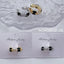 Bulk Black Enamel Gold Silver CZ Anti Tarnish Copper Single Ear Cuff
