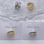 Bulk Dual Row Beaded Gold Silver CZ Anti Tarnish Single Ear Cuff