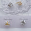Bulk Flower Gold Silver CZ Pearl Anti Tarnish Copper Sigle Ear Cuff