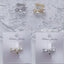Central Stone Gold Silver CZ Pearl Anti Tarnish Single Ear Cuff Bulk