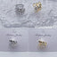 Bulk Triple Layer Gold Silver CZ Anti Tarnish Copper Single Ear Cuff