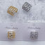 Bulk Multi-Row Heart Gold Silver CZ Anti Tarnish Single Ear Cuff