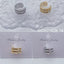 Bulk Ribbed Gold Silver Plated CZ Anti Tarnish Copper Single Ear Cuff