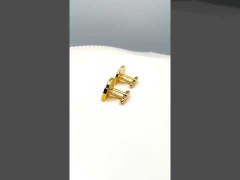 Poker Gambling Playing Cards Gold Cufflinks Box Bulk