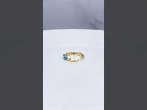 Hot Pink Enamel Evil Eye 18K Gold Open Back Ring For Women Bulk
