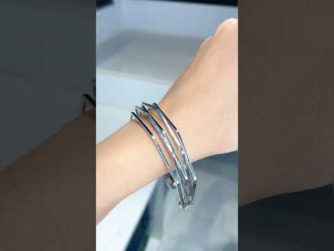 Designer Wavy Wire 18K Gold Brass Cuff Kada Bangle Bracelet Women Bulk