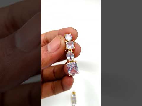 Solitaire Cubic Zirconia 18K Gold Anti Tarnish Adjustable Ring Bulk