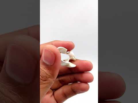 Curly Twisted Frosted Silver Anti Tarnish Open Back Ring Bulk