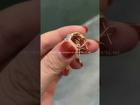 Two Tone Cross Over CZ 18K Gold Silver Anti Tarnish Hoop Earring Bulk