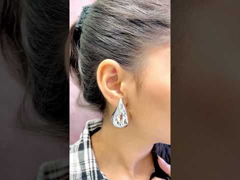 Tear Drop 18K Gold Anti Tarnish Stud Earring For Women Bulk