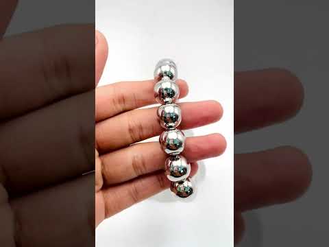 Two Tone Gold Silver Anti Tarnish Ball Stackable Bracelet Bulk