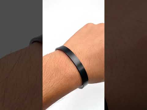 8Mm Stainless Steel Letter Engraved Silver Bangle Cuff Bulk