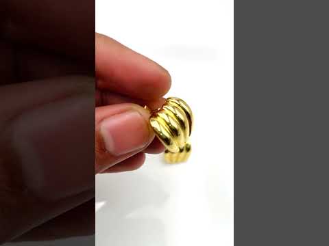 Simple 18K Gold Anti Tarnish Stud Earring For Women Bulk