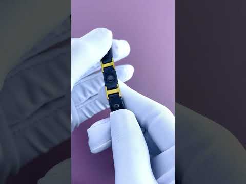 Gold Tungsten Carbide Black Glossy Ceramic Bio Magnetic Bracelet Bulk
