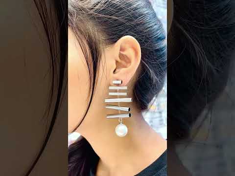 Face Mask 18K Gold Anti Tarnish Dangler Earring For Women Bulk
