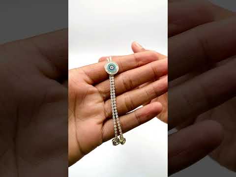 Evil Eye Solitaire CZ 18K Gold Anti Tarnish Sweater Long Necklace Bulk