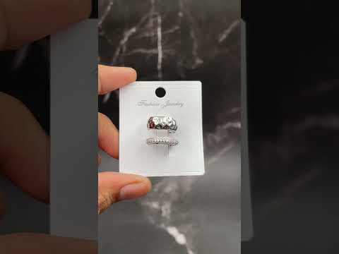 Beaten CZ 18K Gold Anti Tarnish Single Ear Cuff Earring Bulk