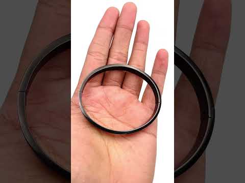 Roman Black Stainless Steel Bangle Kada Bracelet Men Bulk