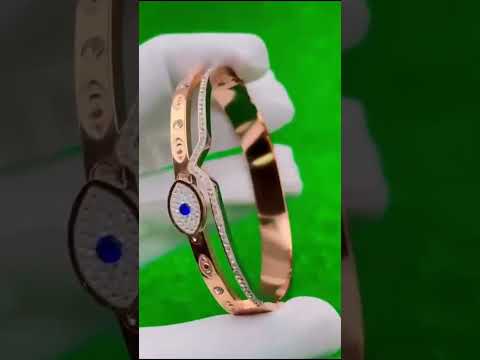 Evil Eye Rose Gold Stainless Steel Openable Kada Bracelet Women Bulk