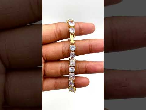 Solitaire Cubic Zirconia 18K Gold Anti Tarnish Adjustable Ring Bulk