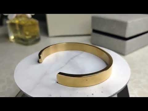 8Mm Stainless Steel Letter Engraved Silver Bangle Cuff Bulk