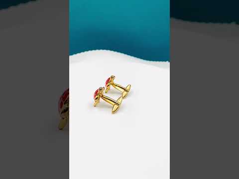 Turtle Tortoise Red Cufflinks In Box Bulk