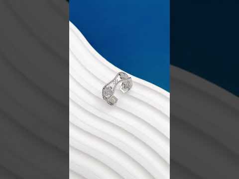 Clover Flower CZ 18K Gold Anti Tarnish Adjustable Ring Bulk