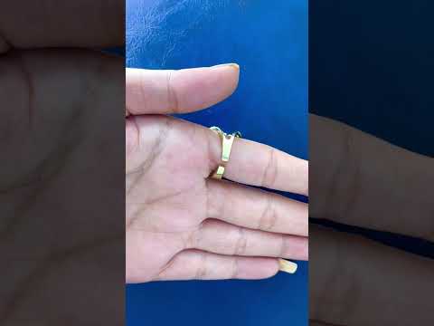 Run CZ Pearl White 18K Gold Anti Tarnish Adjustable Ring Bulk