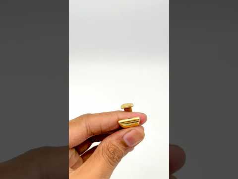 A Initial Letter Alphabet Name Hollow Chunky Gold Ring Bulk